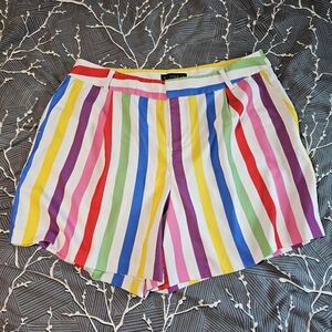 Eloquii Rainbow Shorts, Size 14